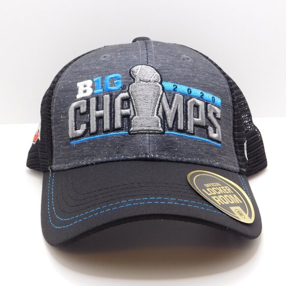 NWT Ohio State Buckeyes Big Ten Championship Champs 2020 Hat Cap Strap Back - Picture 1 of 5